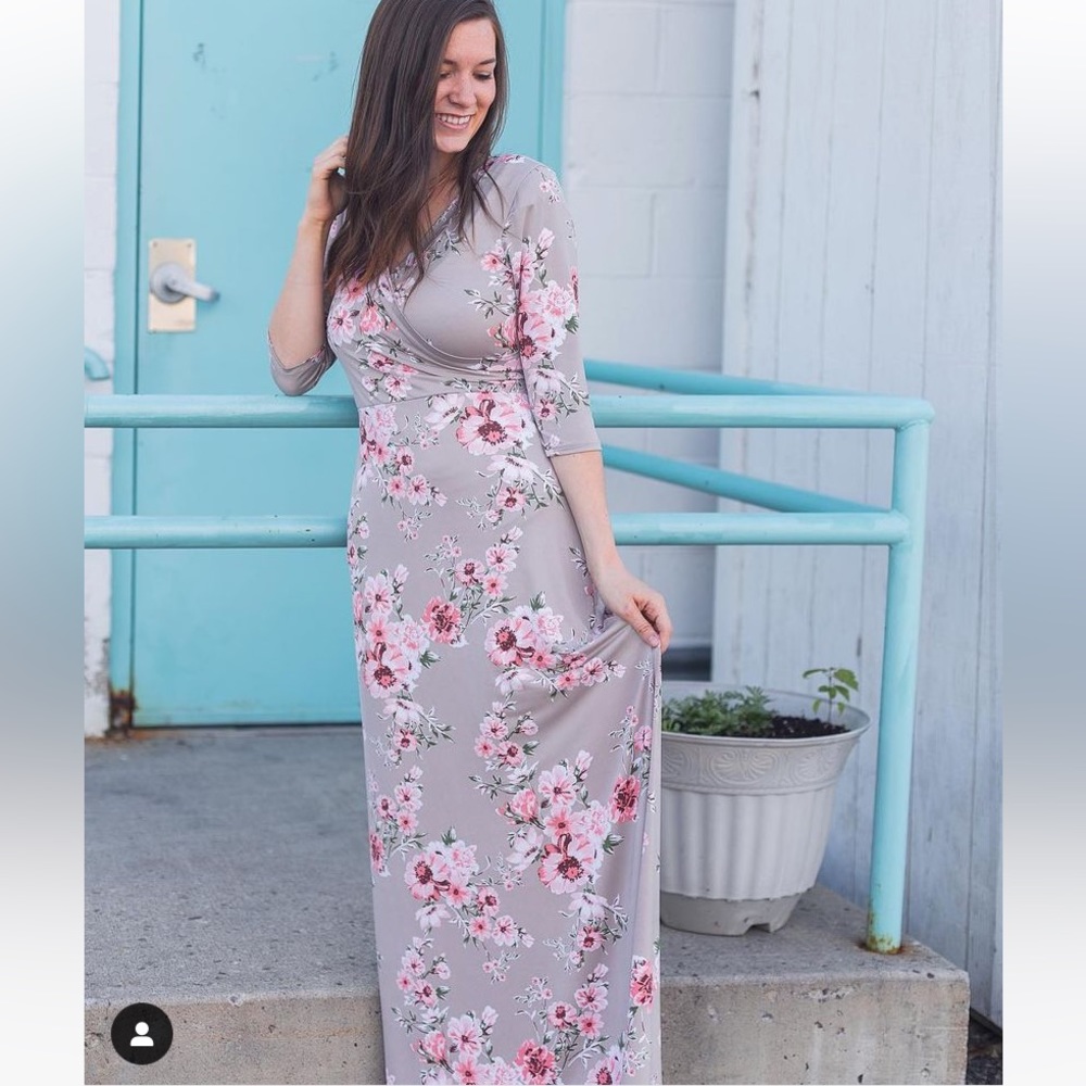 Floral maxi dress